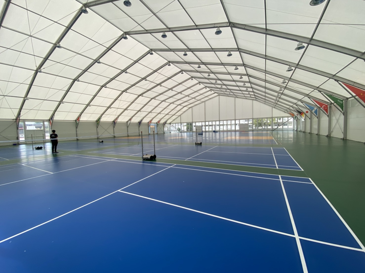 Tienda de Badminton al aire libre