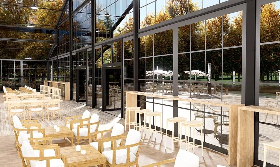 Carpa de marco de aluminio Atrium Tent premium para eventos y bodas